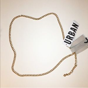 Urban Outfitters Gold Chain Belt
